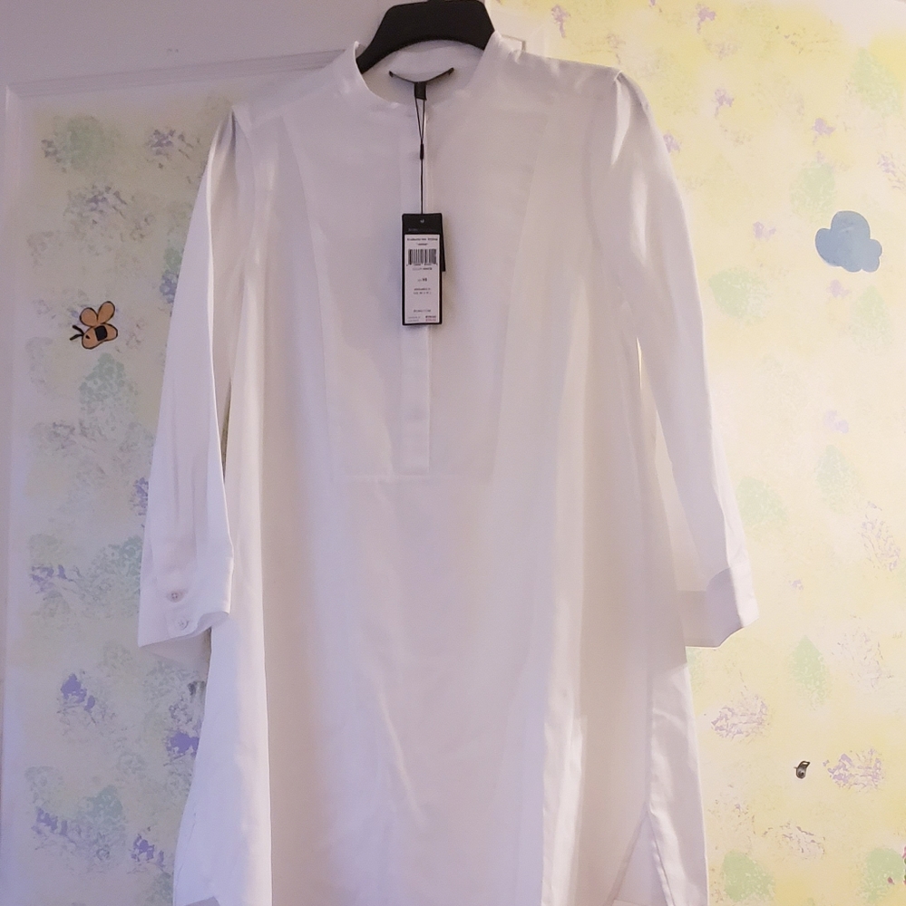 White shirtdress